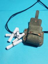 Mini Leather pouch with spell scrolls