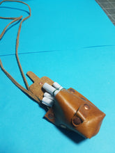 Mini Leather pouch with spell scrolls
