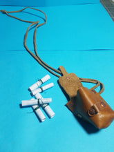 Mini Leather pouch with spell scrolls
