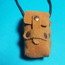 Mini Leather pouch with spell scrolls