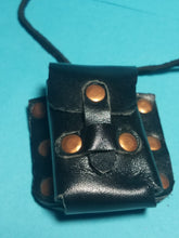 Mini Leather pouch with spell scrolls
