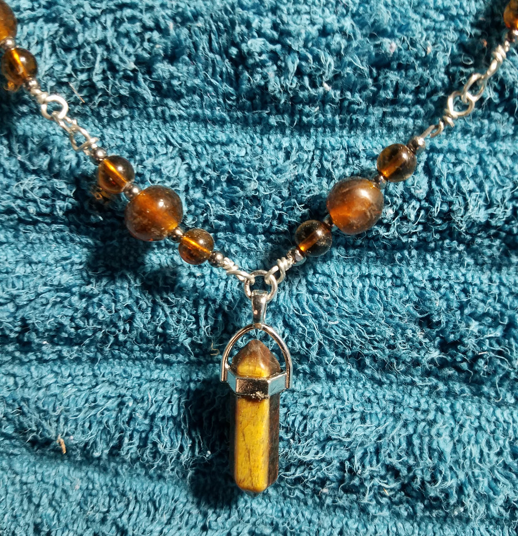 Tiger eye necklace
