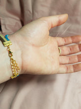 Slave bracelet-leather and chain