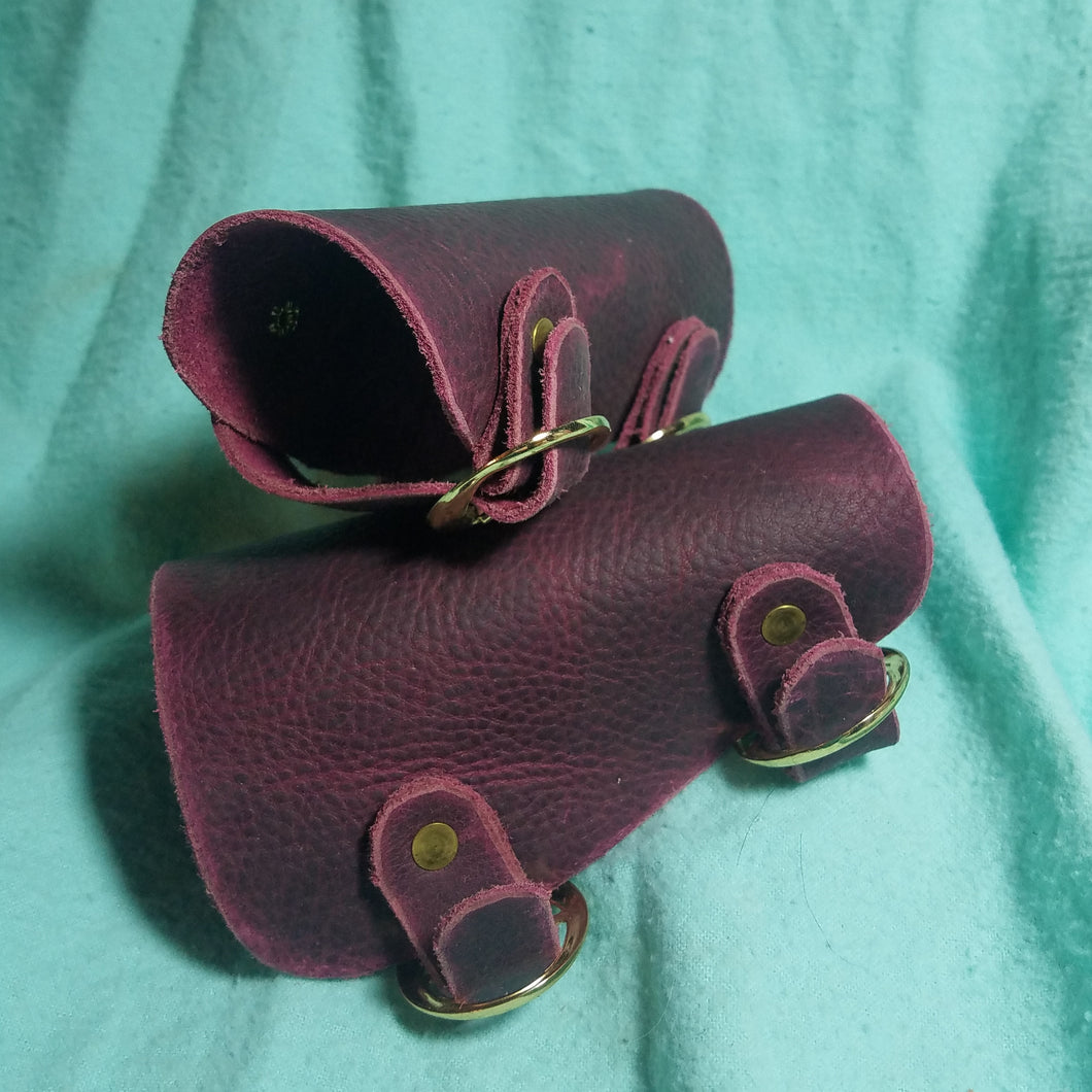 Purple vambraces