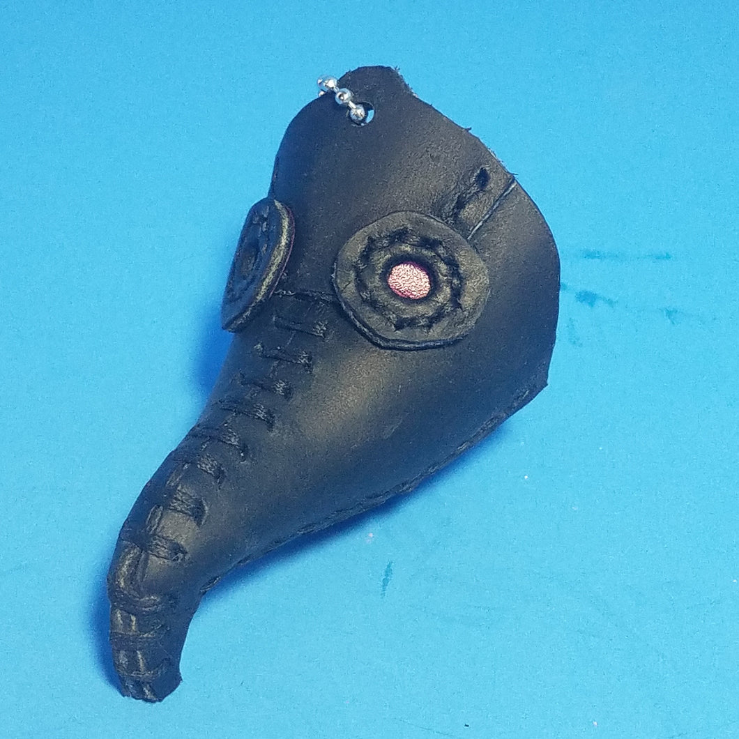 Plague doctor keychain