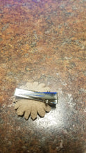 Small Leather hair clip