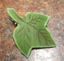 Small Leather hair clip