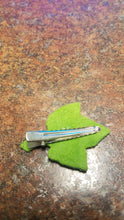 Small Leather hair clip