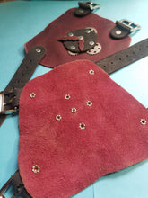 Front and back of bracers