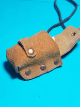 Mini Leather pouch with spell scrolls