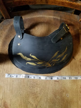 Pauldron- gold painted leaves
