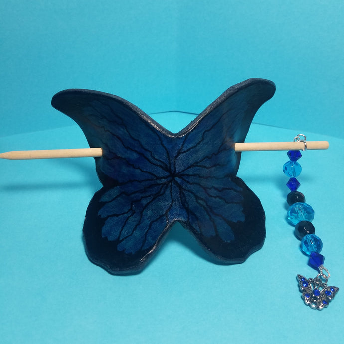 Leather Butterfly Bun Cover