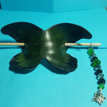 Green butterfly bun cover